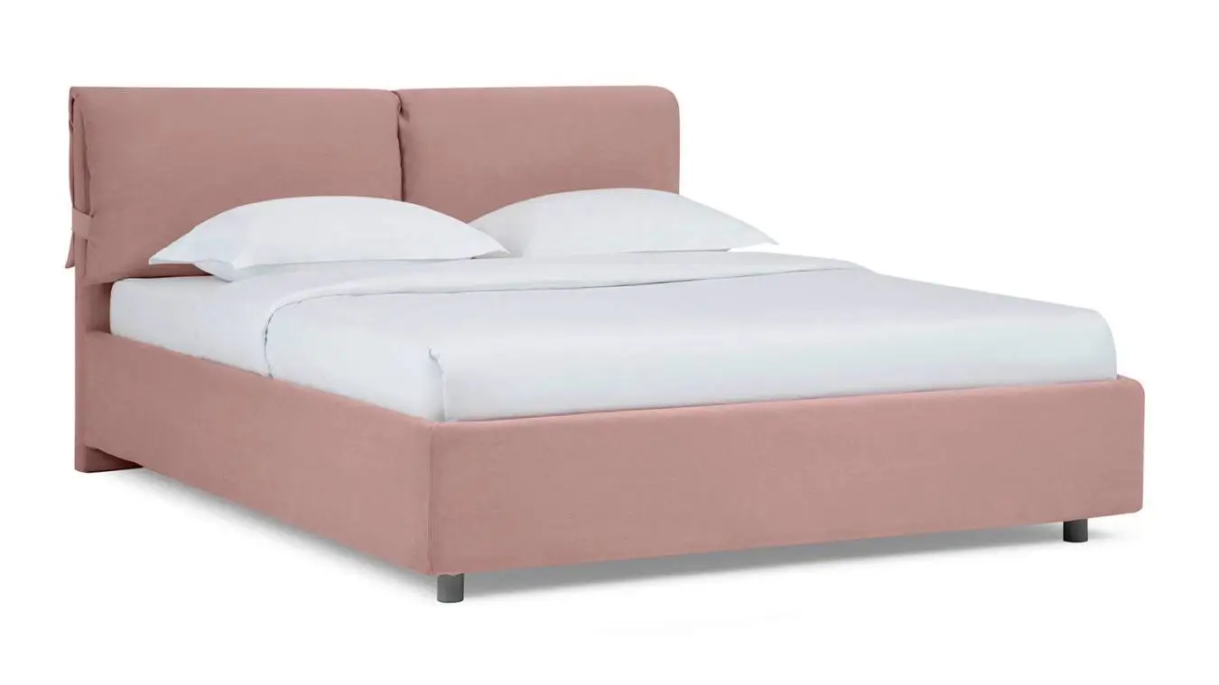 Мягкая кровать Milana New I с подушками для изголовья Askona фотография товара - 6 - большое изображение